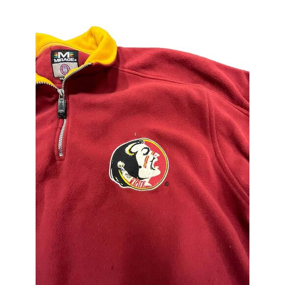 90s Florida State University Mirage Sz XXL Pullover Fleece Sweatshirt Vintage - Picture 4 of 5